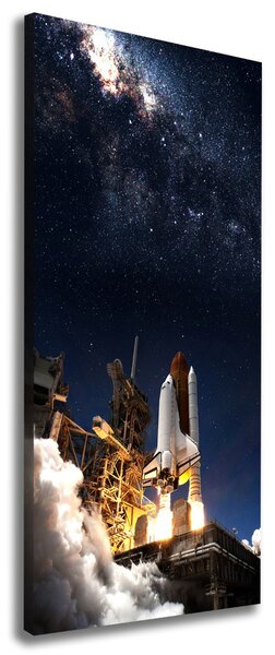 Vertikální Foto obraz na plátně Startující raketa ocv-90326032