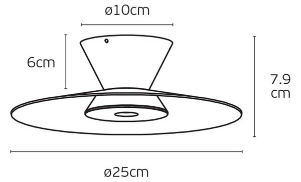 VK Light Elise LED stropní svítidlo