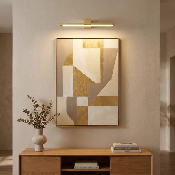 Toolight Koupelnové nástěnné LED osvětlení SWE043-1W 40cm zlatá
