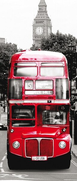 Postershop Fototapeta samolepící: Double-decker - 211x91 cm