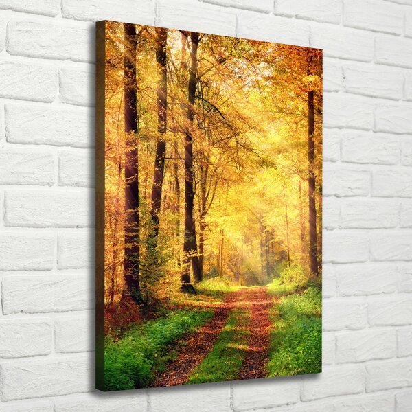 Vertikální Foto obraz canvas Les na podzim ocv-91078750
