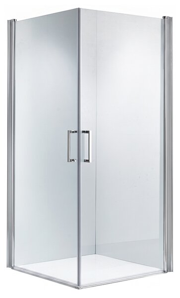 BPS-koupelny Čtvercový sprchový kout ZES KZ29A 80x80 chrom/transparent - bez vaničky