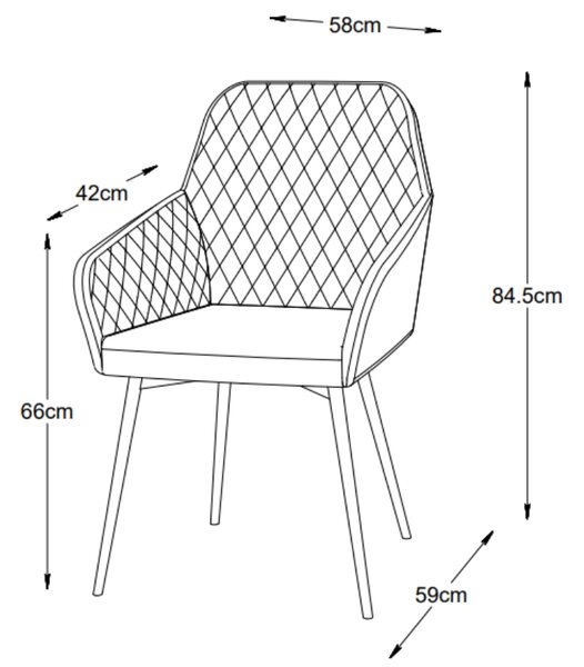 Unique Furniture Koženkové křeslo Milton