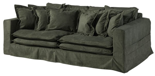 Třímístná pohovka KINGSTON 236x138x76, zelená