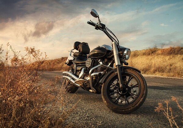 Postershop Fototapeta vliesová: Motorka (1) - 254x368 cm