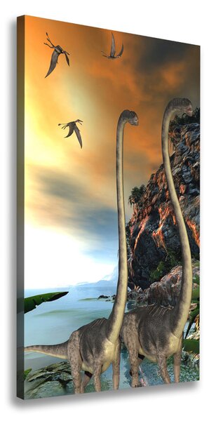 Vertikální Vertikální Foto obraz na plátně do obýváku Dinozaury ocv-91666380