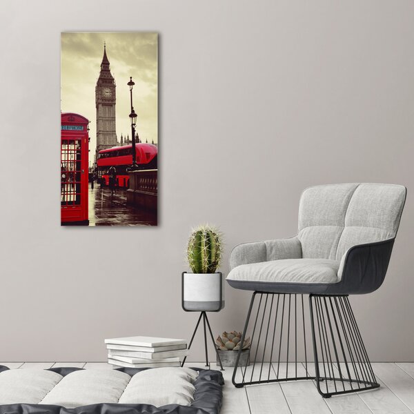 Vertikální Foto obraz na plátně Big Ben Londýn ocv-91738118