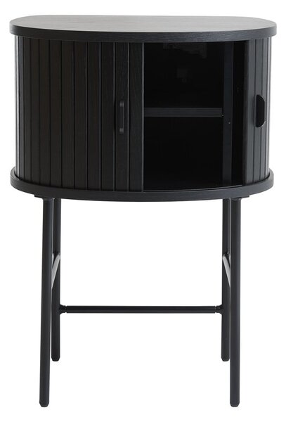 Černý noční stolek Nola – Unique Furniture
