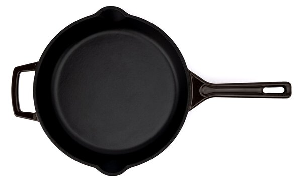 Elmich Smaltovaná litinová pánev Ember 26 cm - hnědá