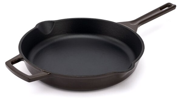 Elmich Smaltovaná litinová pánev Ember 26 cm - hnědá