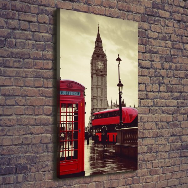 Vertikální Foto obraz na plátně Big Ben Londýn ocv-91738118