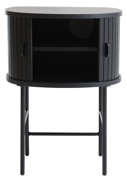 Černý noční stolek Nola – Unique Furniture