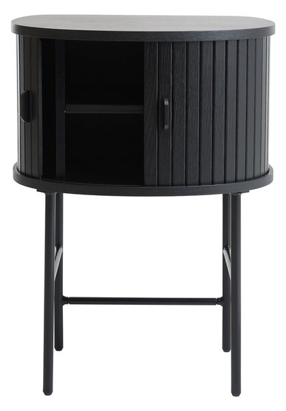 Černý noční stolek Nola – Unique Furniture