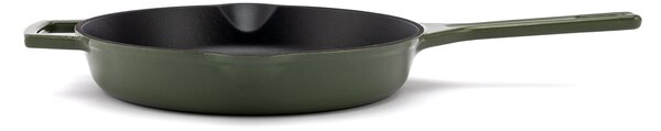 Elmich Smaltovaná litinová pánev Ember 26 cm - olivově zelená