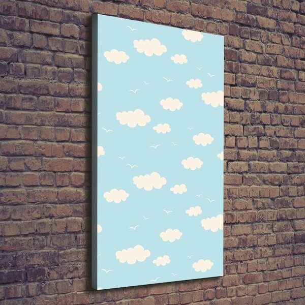 Vertikální Moderní obraz canvas na rámu Mraky ocv-91813258