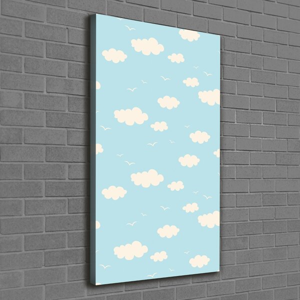 Vertikální Moderní obraz canvas na rámu Mraky ocv-91813258