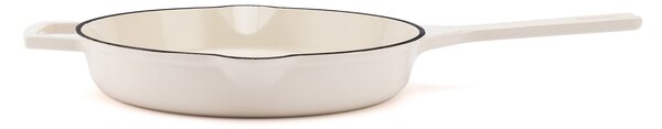 Elmich Smaltovaná litinová pánev Ember 26 cm - krémově bílá