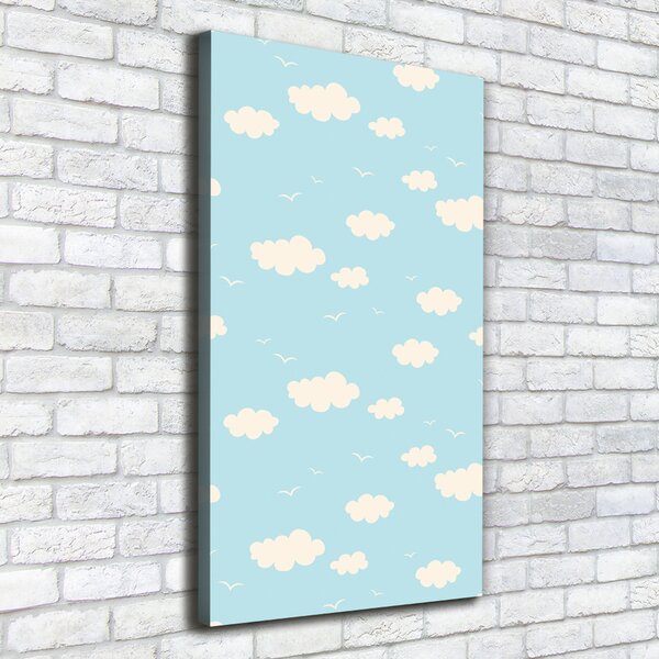 Vertikální Moderní obraz canvas na rámu Mraky ocv-91813258