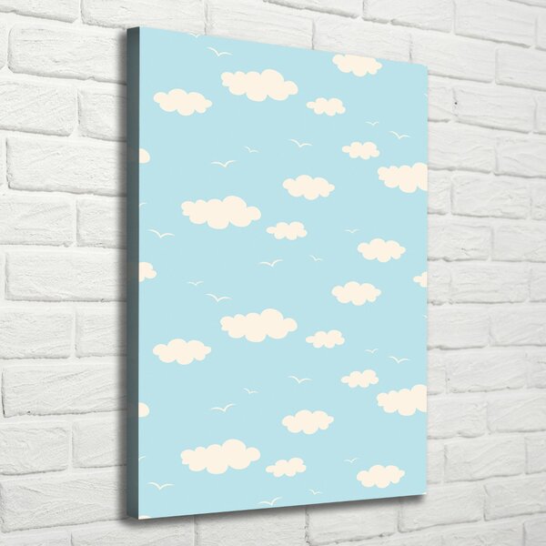 Vertikální Moderní obraz canvas na rámu Mraky ocv-91813258