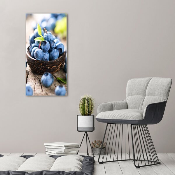 Vertikální Moderní fotoobraz canvas na rámu Jahody ocv-92104776