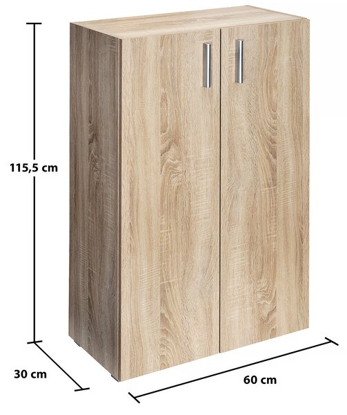 Deuba Skrinka Vela 116x30x60 cm - dub