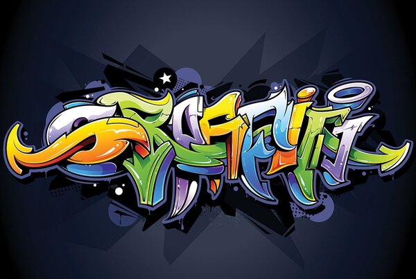 Postershop Fototapeta vliesová: Graffiti (4) - 416x254 cm