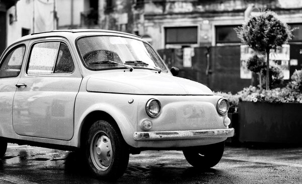 Postershop Fototapeta vliesová: Fiat 500 - 416x254 cm