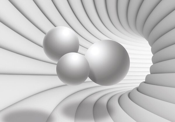Postershop Fototapeta: 3D tunel (1) - 368x254 cm