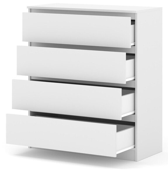 Komoda MAJA S4 90 cm Weiß Matt Sideboard Highboard