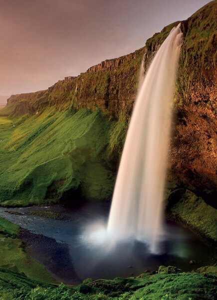 Postershop Fototapeta vliesová: Seljalandsfoss - 184x254 cm