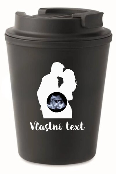 Personalizovaný cestovní termohrnek s párem a ultrazvukem