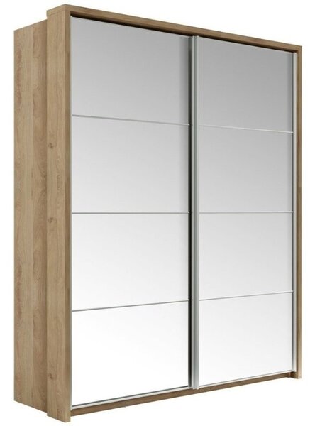 Lenart Šatní skříň Arti se zrcadlem 180 cm dub Shetland