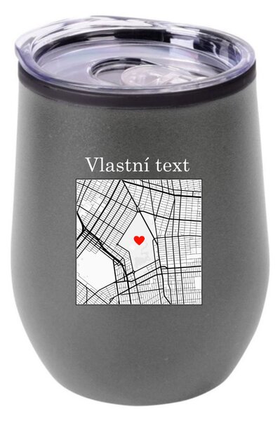 Personalizovaný termohrnek "BOWL" s mapou