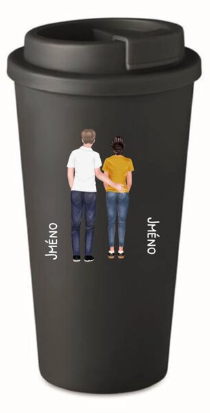 Personalizovaný cestovní termohrnek s párem