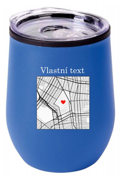 Personalizovaný termohrnek "BOWL" s mapou