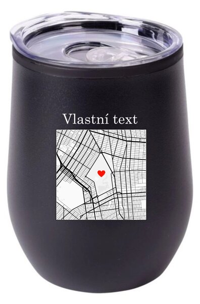 Personalizovaný termohrnek "BOWL" s mapou