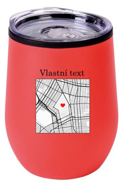 Personalizovaný termohrnek "BOWL" s mapou