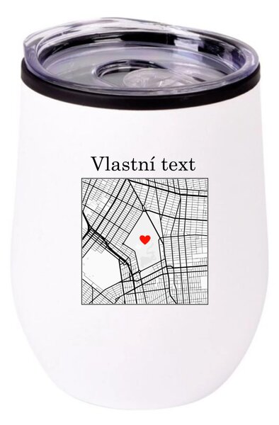 Personalizovaný termohrnek "BOWL" s mapou