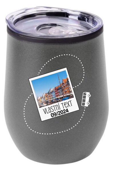Personalizovaný termohrnek "BOWL" s fotkou a cestovatelským motivem