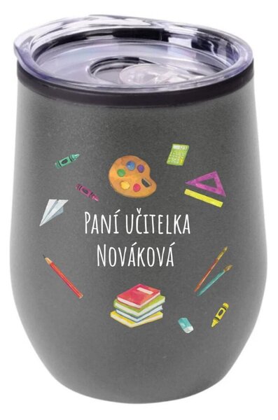 Personalizovaný termohrnek "BOWL" pro paní učitelku/pana učitele (pomůcky)