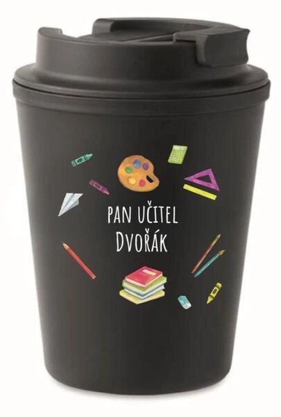Personalizovaný cestovní termohrnek pro paní učitelku/pana učitele (pomůcky)