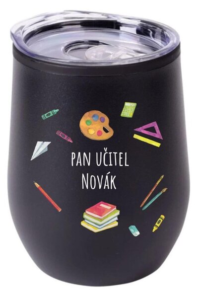 Personalizovaný termohrnek "BOWL" pro paní učitelku/pana učitele (pomůcky)