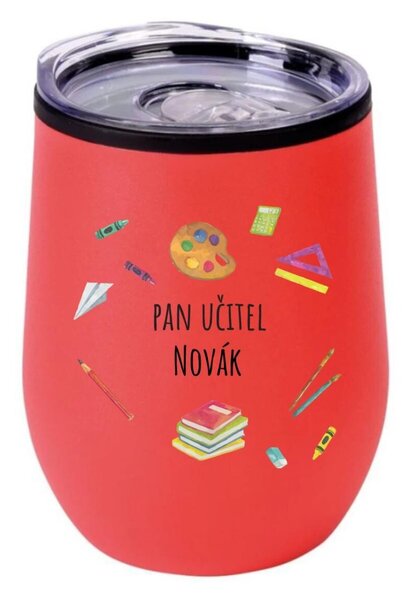 Personalizovaný termohrnek "BOWL" pro paní učitelku/pana učitele (pomůcky)