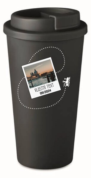 Personalizovaný cestovní termohrnek s fotkou a cestovatelským motivem