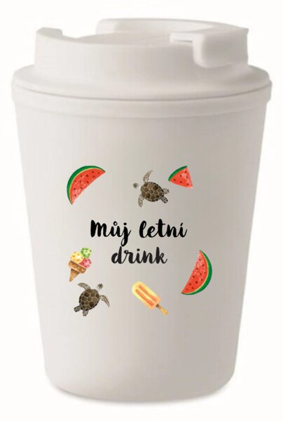 Personalizovaný cestovní termohrnek s letním mixem
