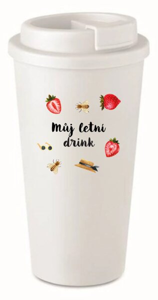 Personalizovaný cestovní termohrnek s letním mixem