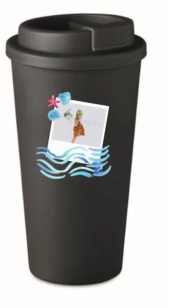 Personalizovaný cestovní termohrnek s polaroidem z dovolené