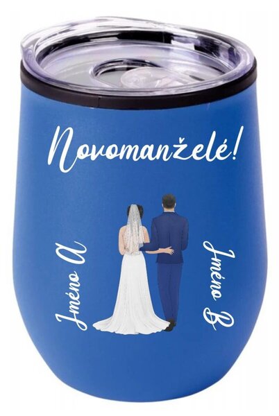 Personalizovaný termohrnek "BOWL" se svatebním párem