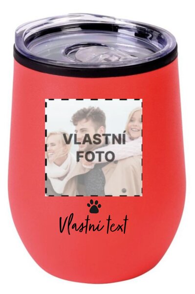 Personalizovaný termohrnek "BOWL" s fotkou mazlíčka a textem