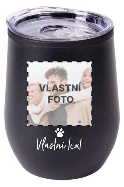 Personalizovaný termohrnek "BOWL" s fotkou mazlíčka a textem